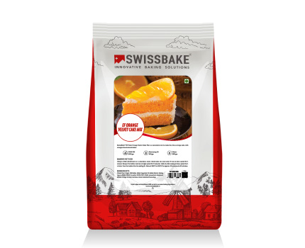 EGG FREE ORANGE VELVET CAKE MIX
